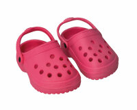 Clogs für Puppen Größe 38-45cm pink/blau