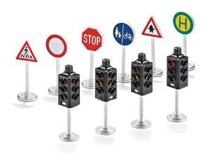Siku SIEPER GMBH Ampeln mit Verkehrsschildern
