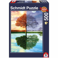 Puzzle 500 Teile Jahres- zeitenbaum