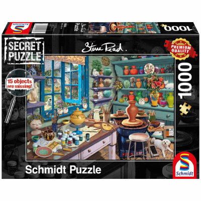 Schmidt Spiele Puzzle Künstler Atelier - Steve Read Secret Puzzle 1000 Teile