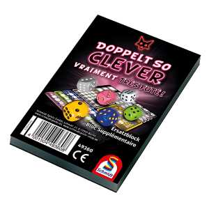 Schmidt Spiele Ersatzblock Doppelt so - clever ab 8 Jahren