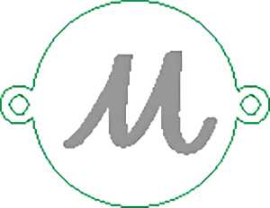 Namensarmband M versilbert 4010070331337