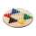 Halma rund Durchmesser 29cm - aus Heveaholz, 3x15 Spielsteine