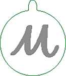 Halskette versilbert, M Nr. 29