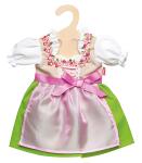 Dirndl Heidi 35 bis 45cm grüner Rock mit pinker...