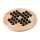 Solitaire Durchmesser 22cm - aus Heveaholz mit Glaskugeln,