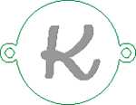 Namensarmband K versilbert 4010070331313