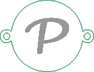 Namensarmband P versilbert 4010070331368