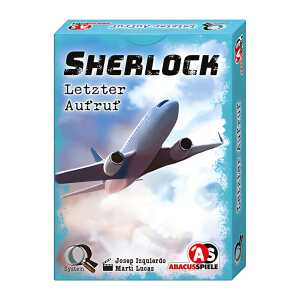 Kartenspiel Sherlock Letzter Aufruf Krimispiel 1-6 Spieler, ab 12 J