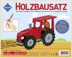 Holzbausatz Traktor 15,5x7x11cm vorgestanzt 18 Einzelteile