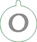 Halskette versilbert, O Nr. 31