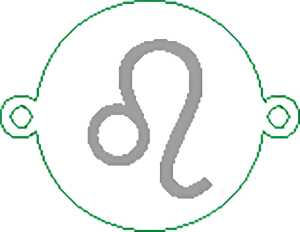 Namensarmband Löwe versilbert 4010070331641