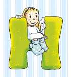 Schlüsselanhänger H Schutzengel Alphabet