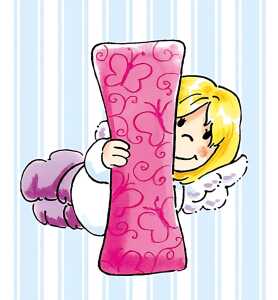 Schlüsselanhänger I Schutzengel Alphabet