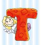 Schlüsselanhänger T Schutzengel Alphabet