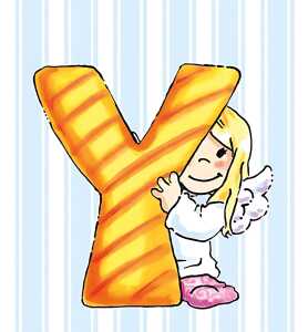 Schlüsselanhänger Y Schutzengel Alphabet