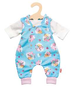 Strampler 28 bis 35cm Einhorn Emil und Fee Emma - mit weißem T-Shirt