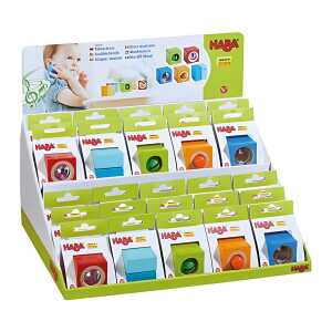 Klangsteine 5fach sortiert - Größe je Stein 4 x 4 x 4 cm ab 12 Monaten