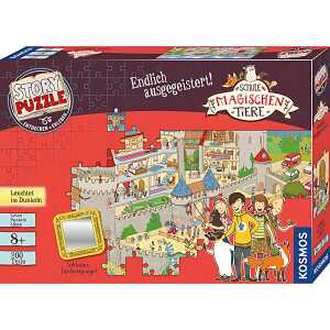 Puzzle Endlich ausgegeistert! Die Schule der magischen Tiere 200 Teile