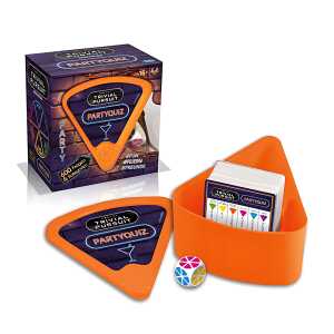 Partyquiz Trivial Pursuit - 100 mit 600 Fragen, 1 Kartenhalter