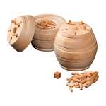 Würfelfass FSC100% 9x9x9cm aus Buchenholz mit...