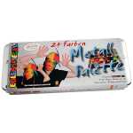 Schminkpalette 24 Farben Standard Metall - inkl. 3 Pinsel...