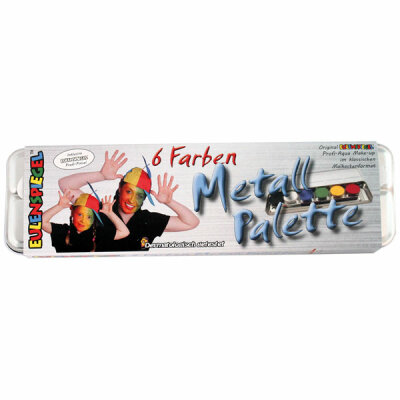 Schminkpalette 6 Farben Standard, Metall