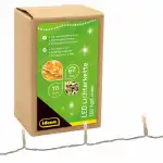LED Lichterkette 10er WW mit 6h Timer 100cm, Zuleitung 30cm