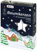 Baumkerzen 12 Stück, weiß 15 x 125mm