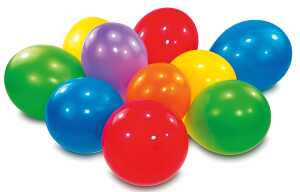Amscan 30 Ballons rund, 18cm 13051474171