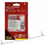 LED Lichterkette 10er Warm weiß L.:110cm...