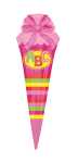 Folienballon Schultüte rosa 3583301 25x76cm