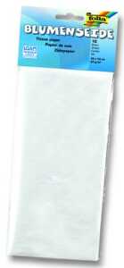 Blumenseide 50x70cm weiß FOLIA 91000 10Bg 20g