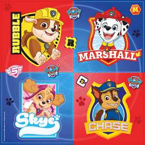Servietten Paw Patrol 16 Stück, 33x33cm