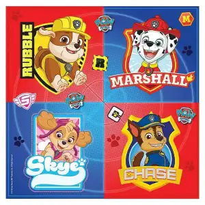 Servietten Paw Patrol 16 Stück, 33x33cm