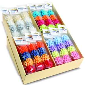 PATTBERG Mini Schleifen Bows 4 St. Ø 45mm sort.