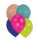 Latexballons bunt, 10 St. sort. Fashion, 27,5 cm