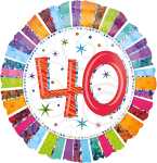 Folienballon Geburtstag 40 1607001