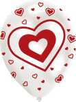 Amscan 6 Ballons Hearts Global