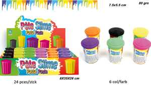 Slime Paste bunt 80g 6 Farben 3588270013632