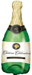 Folienballon Super Shape Champagnerflasche
