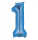 Folienballon Zahl 1 blau 2827301 / 9907276 86cm