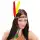 Indianer-Stirnband mit 2 Federn