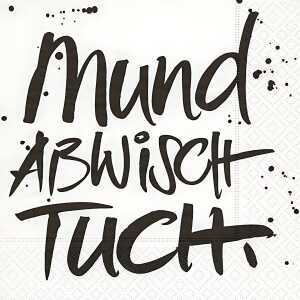 Servietten 20er FSC-Mix 33x33cm Mund Abwisch Tuch - Mund Abwisch Tuch