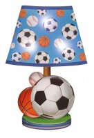 Idena Wandsticker Lampe Fußball, 31x18cm, LED