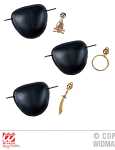 Piraten Augenklappe mit Schmuck