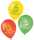 Luftballon Happy Birthday sort RIETHMÜLLER 450193 6St.