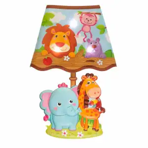 Idena Wandsticker Lampe Wildtiere 31x18cm, LED