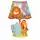 Idena Wandsticker Lampe Wildtiere 31x18cm, LED