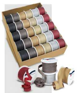 Ringelband Poly Glitter 10 m x 10 mm 3-fach sort.